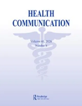 Health Communication journal cover