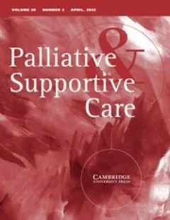 Palliative &amp; Supportive Care journal cover