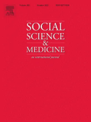 Social Science &amp; Medicine journal cover